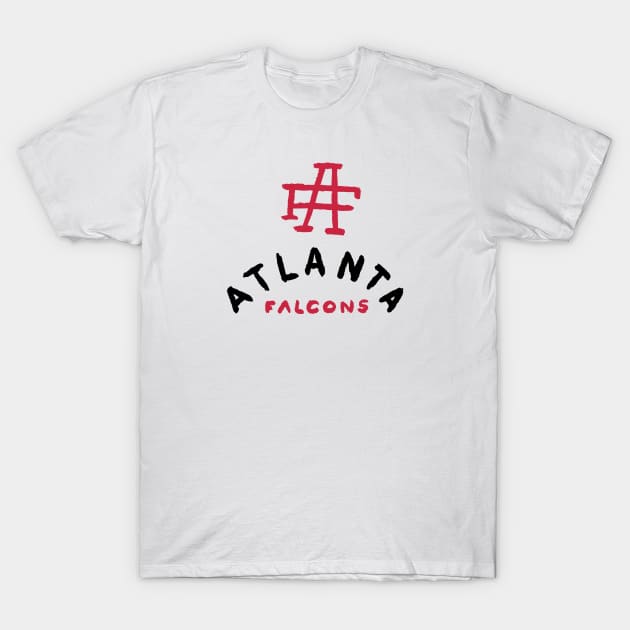 Atlanta Falcoooons 10 T-Shirt by Very Simple Graph